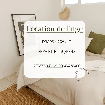 Suberbe T2 Avec Piscine Et Jardin De 150m2 Apartment *